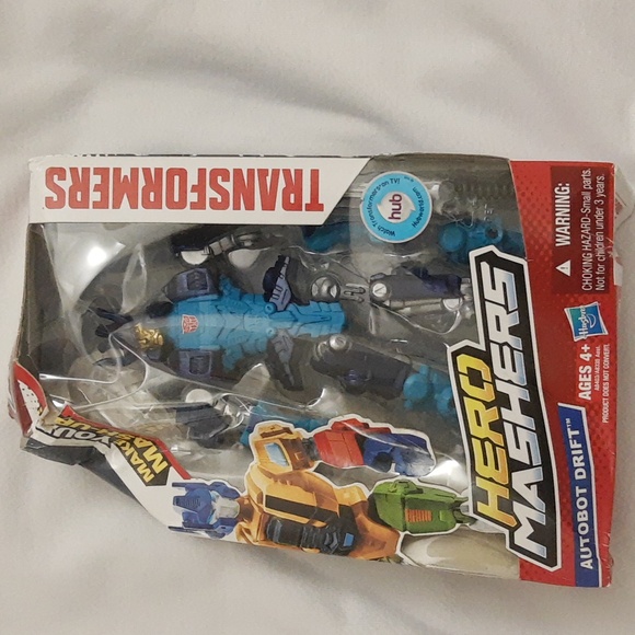 Transformers Hero Mashers AUTOBOT DRIFT SEALED w *BOX DAMAGE* - Picture 4 of 12